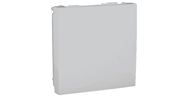 Заглушка – 2 модуля – серебро 1