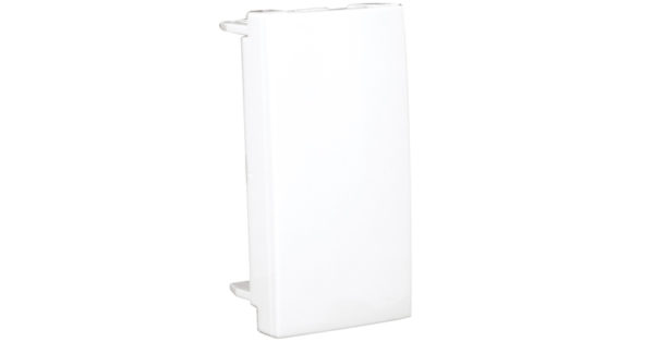 Заглушка – 1 модуль – белый 1