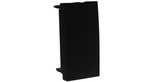 Заглушка – 1 модуль – черный 1